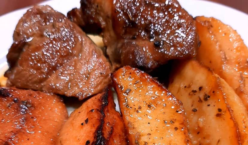 Porc aux coings au four