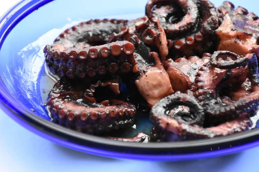 Octopus a la Maria (the simplest and tastiest) with vinegar