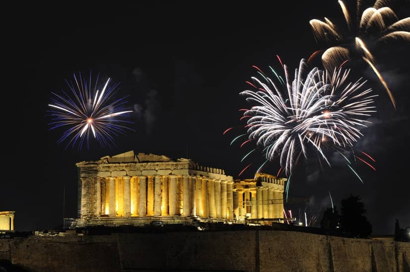 Magical Christmas and New Year's Eve in Athens