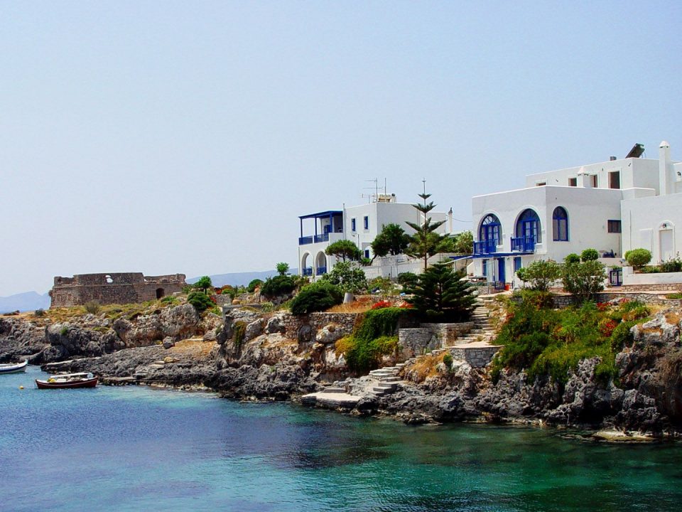 Kythera island landmarks sea
