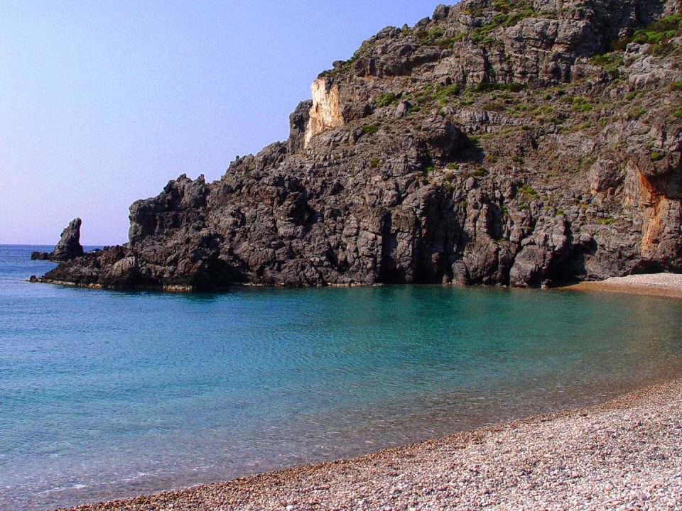 Halkos beach Kythera Kalamos