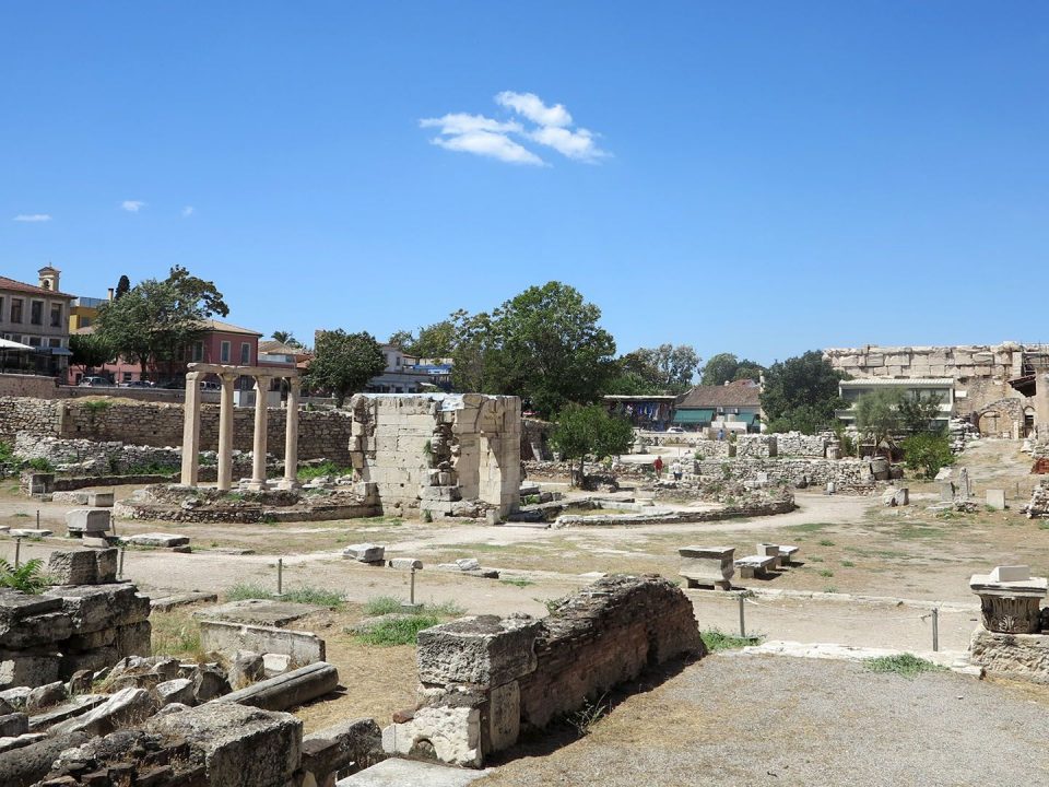 Hadrian Library Areos Street Βιβλιοθήκη Αδριανός Οδός Άρεως