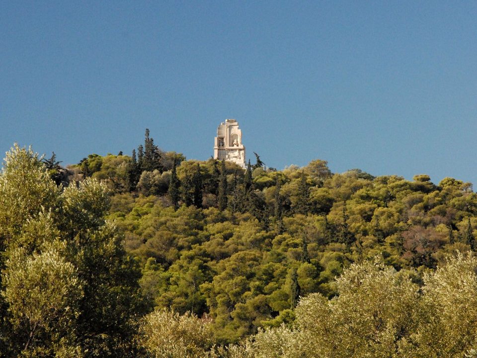 Fillopappos hill mausoleum Φιλοπάππου λόφος μνημείο