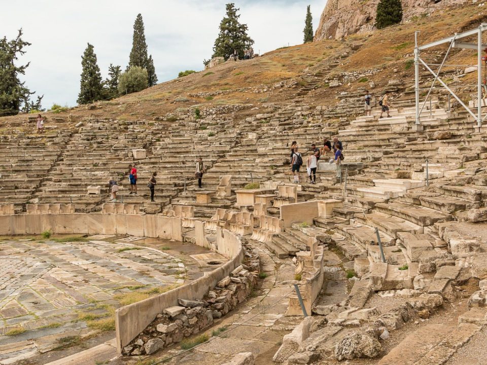 Dionysus Theater, Art, Culture, Theater, Athens, Attica, The Theatre of Dionysus