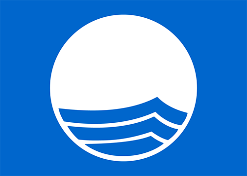 blue, flag, EOT, beach, logo
