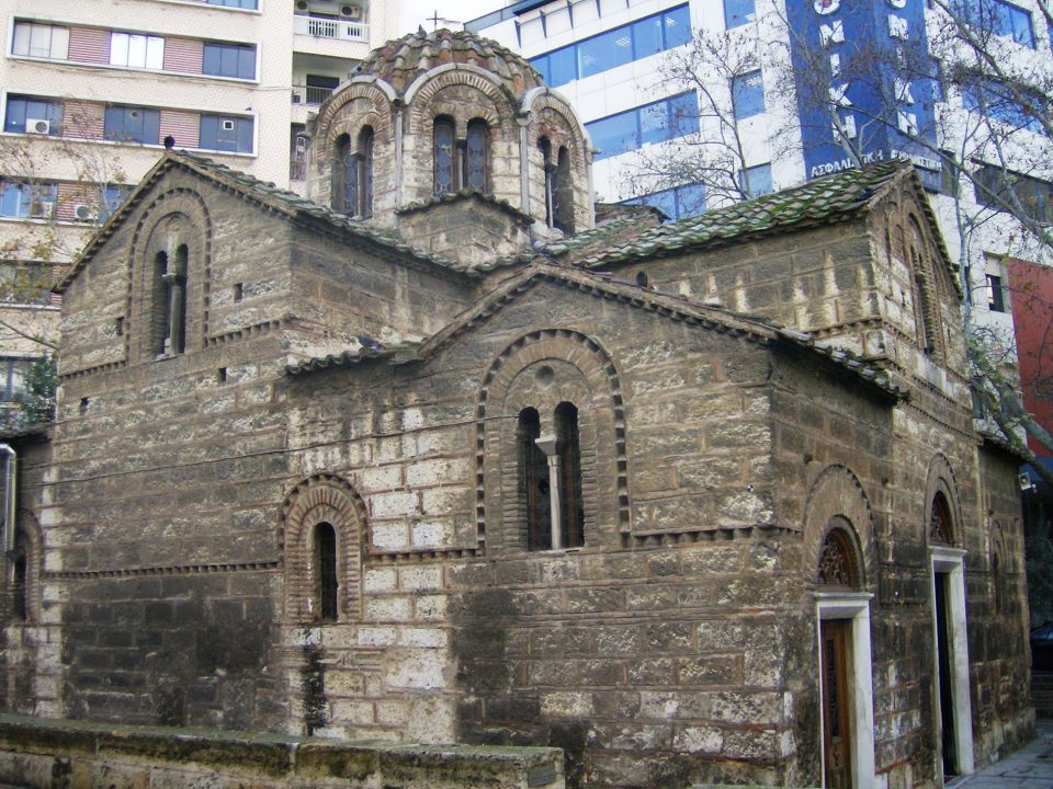 Agioi, Theodoroi, church