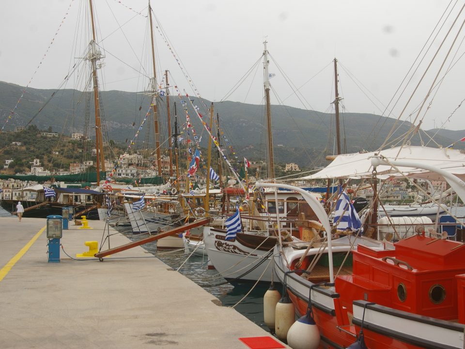 traditional ships port Attica