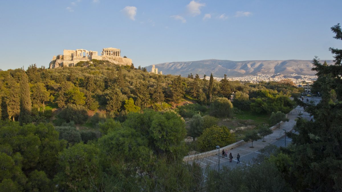 Acropolis, Filopappos, Hill, Running