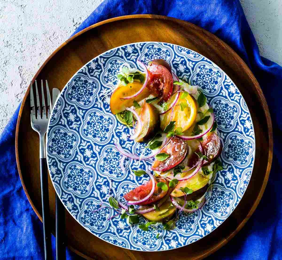 Greek-Salad-Recipe-with-Feta-Mousse-Featured