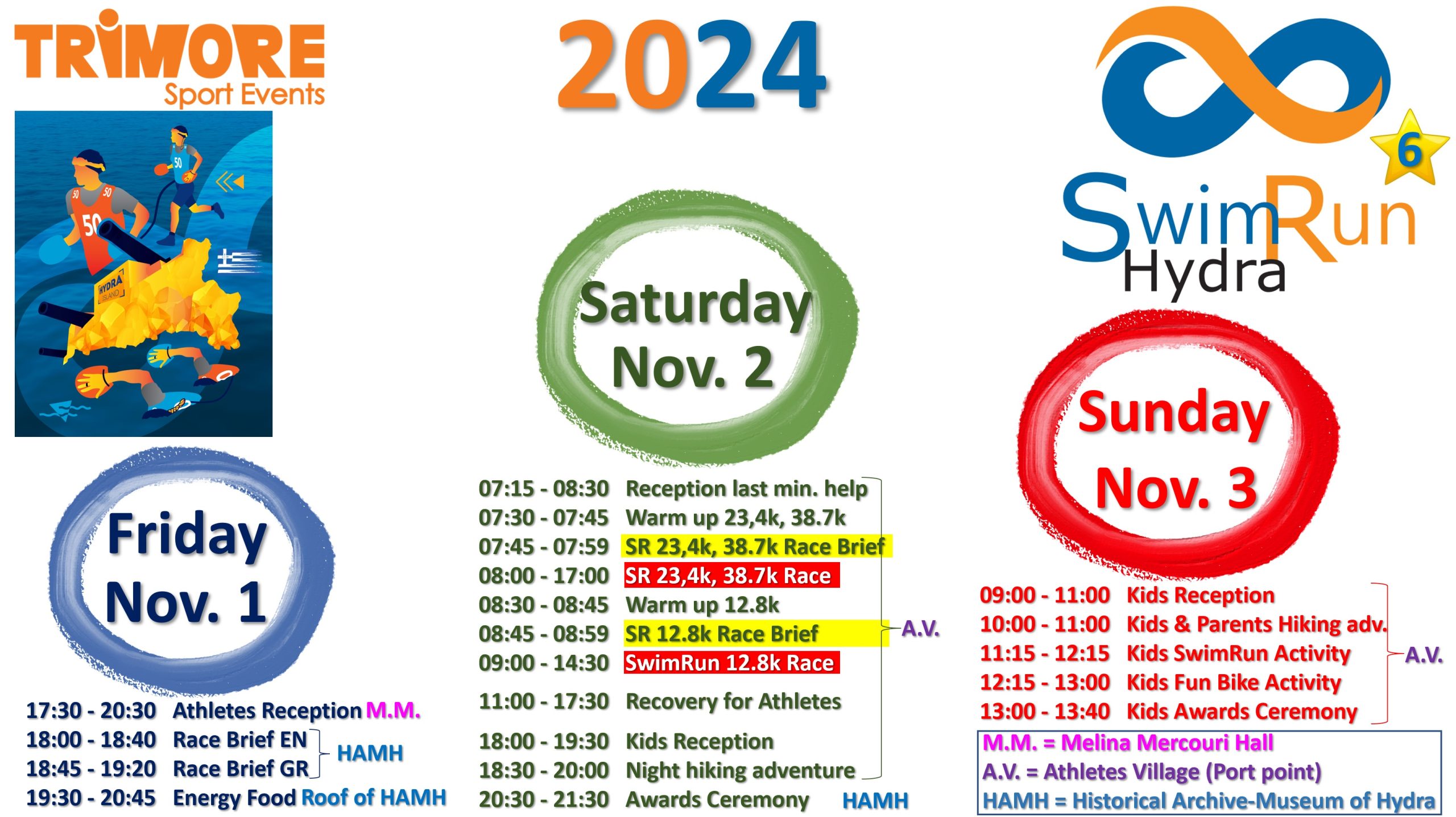 20241_TRIMORE_SwimRun_Hydra_Events_Schedule