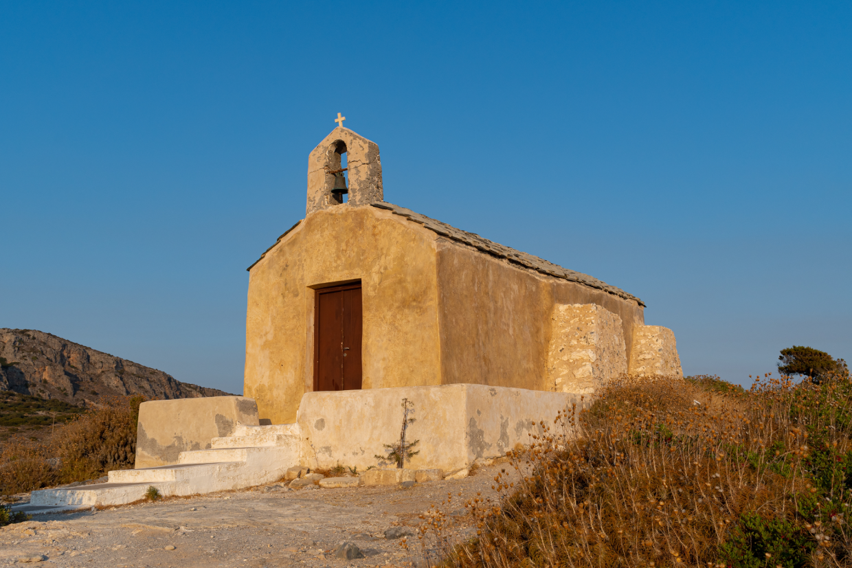 Saint George church at Kapsali village