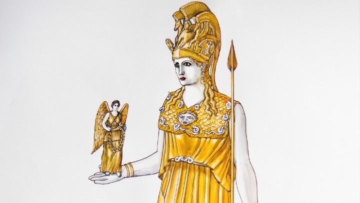 The lost statue of Athena Parthenos