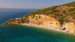 Halikiada, beach, sea