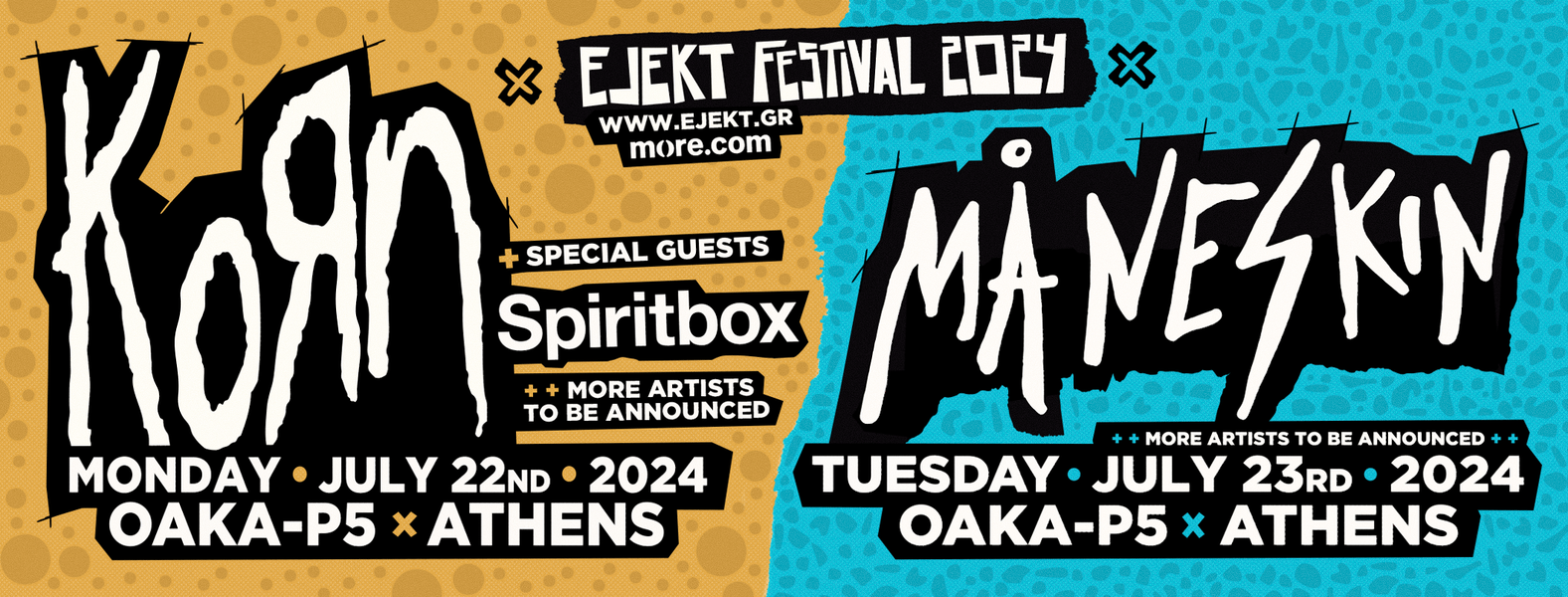 Ejekt Festival 2024 From 22/07/2024 to 24/07/2024 Athens Attica